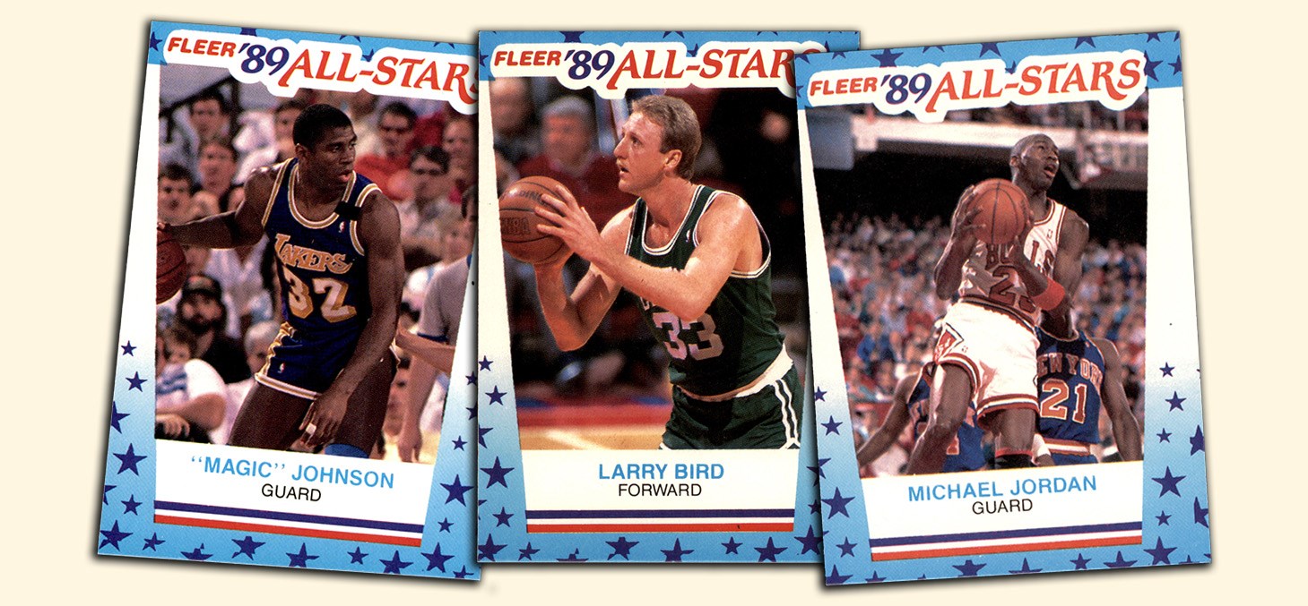 1989-90 Fleer Basketball Stickers 